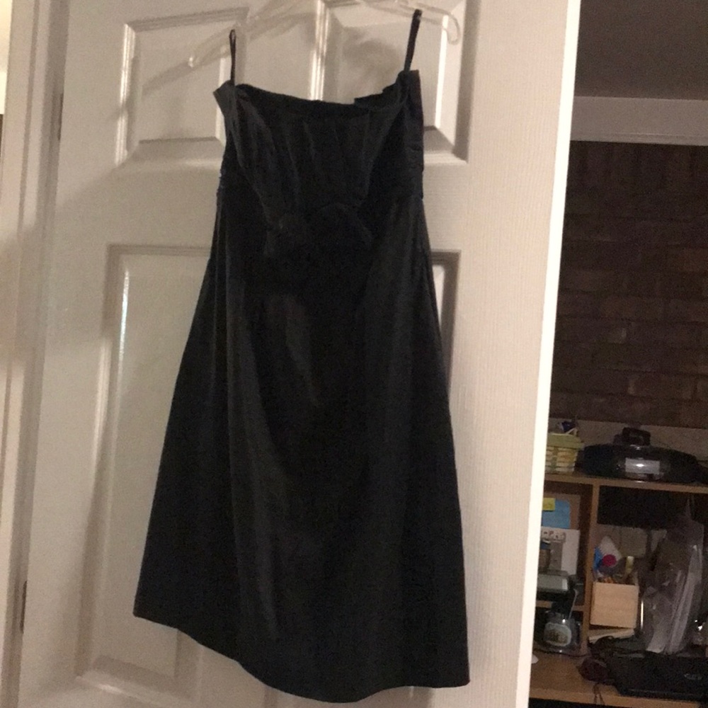 Strapless cocktail dress